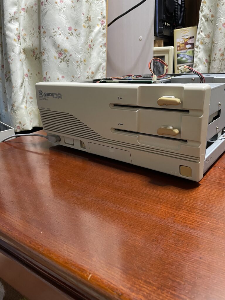借りてきたPC9801DA、だが！？